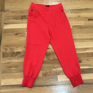 Ted Baker London size 3/8 red fancy joggers